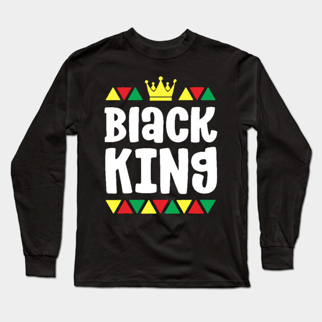 Black King, Black Man, Black Lives matter Long Sleeve T-Shirt by UrbanLifeApparel