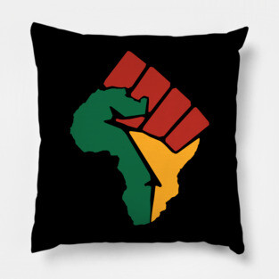 Black Power, Black Fist, Africa Fist, Black Lives Matter Pillow