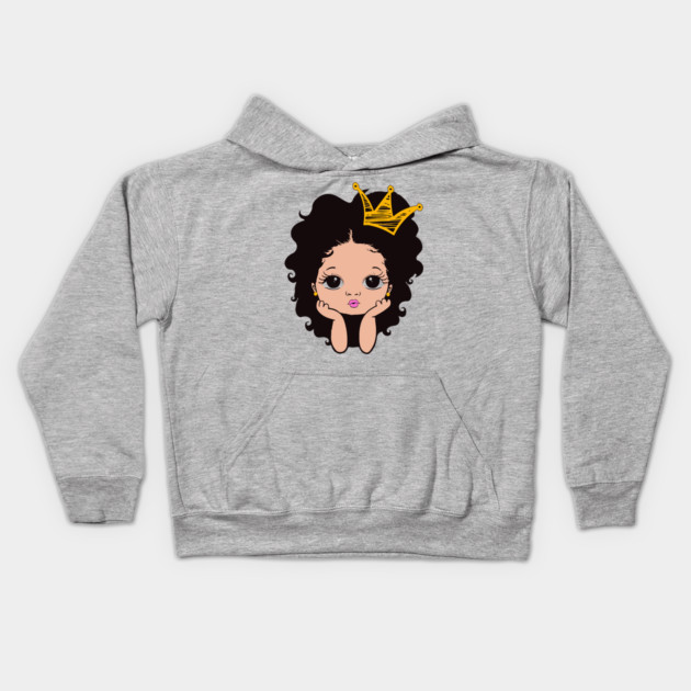 Pretty Black Girl, Black Girl Magic, Black Daughter Kids Hoodie by UrbanLifeApparel