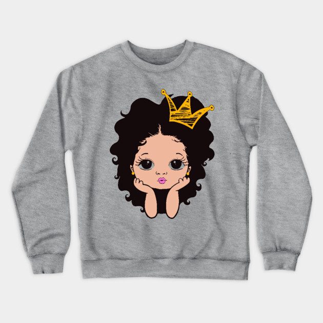 Pretty Black Girl, Black Girl Magic, Black Daughter Crewneck Sweatshirt by UrbanLifeApparel