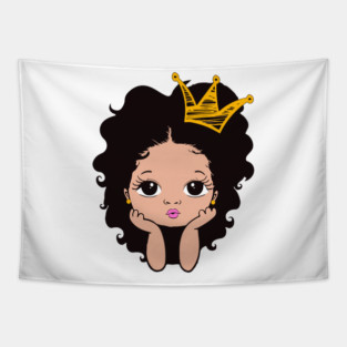 Pretty Black Girl, Black Girl Magic, Black Daughter Tapestry