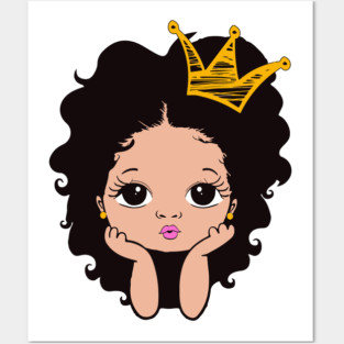 Pretty Black Girl, Black Girl Magic, Black Daughter Posters and Art