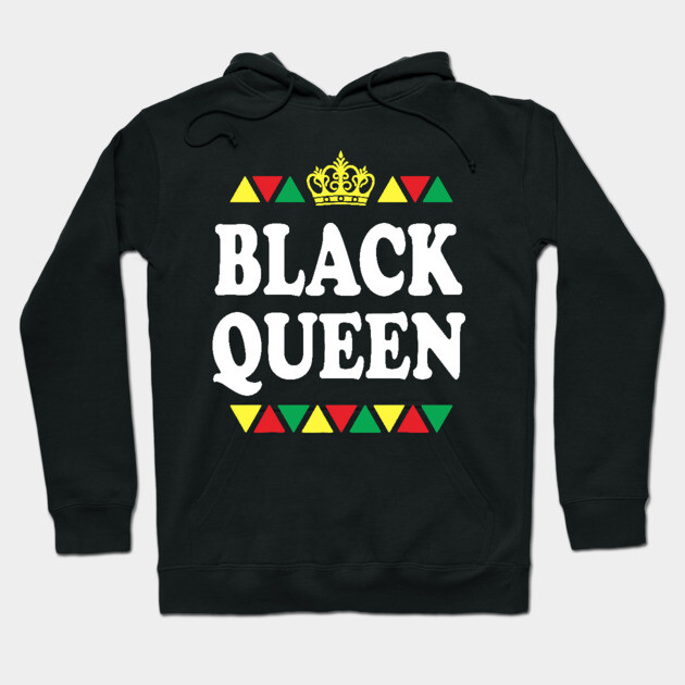 Black Queen, Black Women, Black Girl Magic Hoodie by UrbanLifeApparel