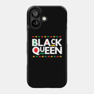 Black Queen, Black Women, Black Girl Magic, Afrocentric Phone Case