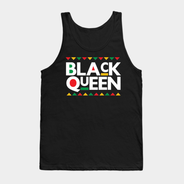 Black Queen, Black Women, Black Girl Magic, Afrocentric Tank Top by UrbanLifeApparel