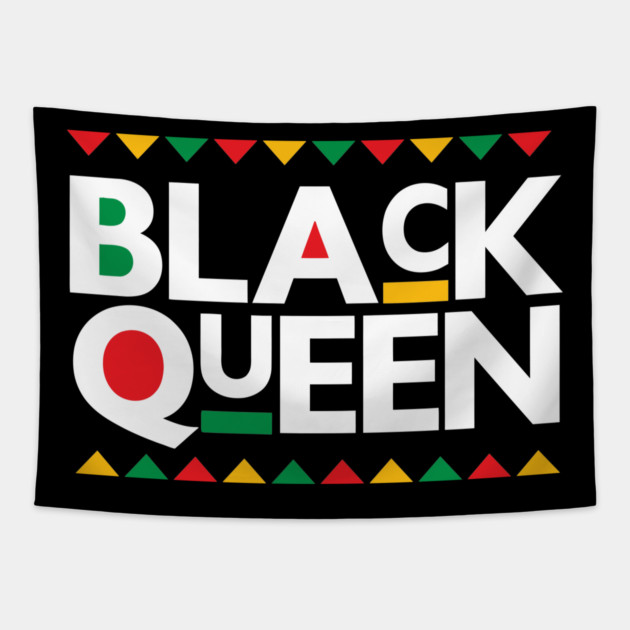 Black Queen, Black Women, Black Girl Magic, Afrocentric Tapestry by UrbanLifeApparel