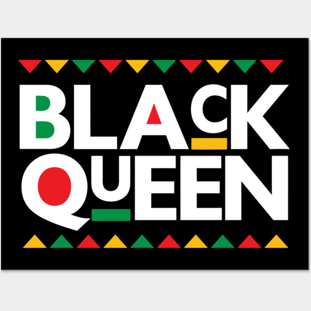 Black Queen, Black Women, Black Girl Magic, Afrocentric Wall Art by UrbanLifeApparel
