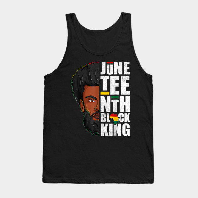 Juneteenth, Black King, Black Father, Black Man, Balck Lives Matter Tank Top by UrbanLifeApparel