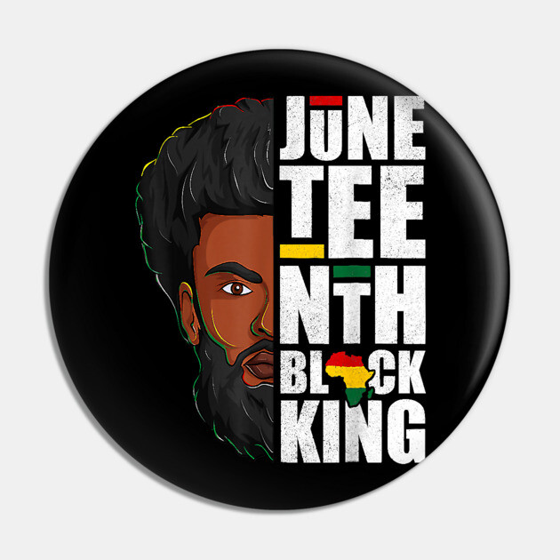 Juneteenth, Black King, Black Father, Black Man, Balck Lives Matter Pin by UrbanLifeApparel