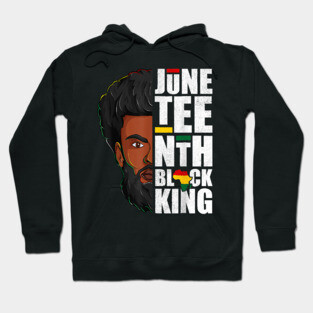 Juneteenth, Black King, Black Father, Black Man, Balck Lives Matter Hoodie