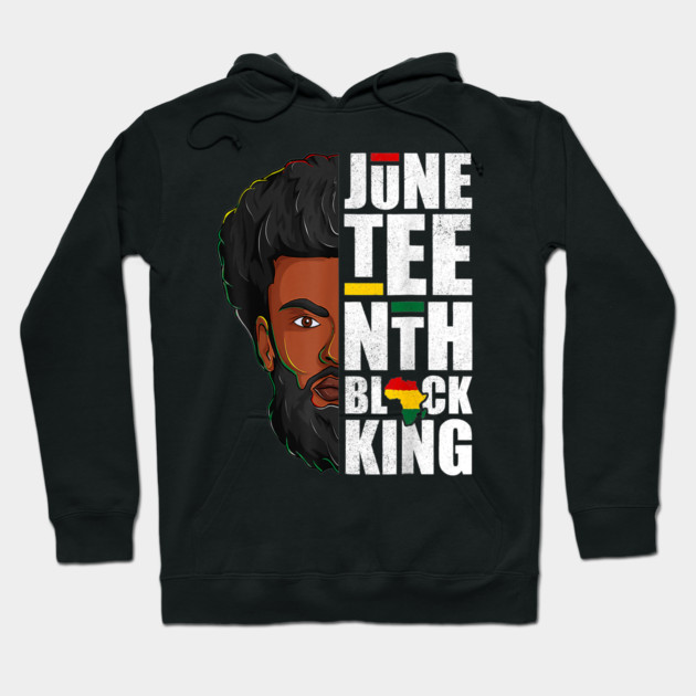Juneteenth, Black King, Black Father, Black Man, Balck Lives Matter Hoodie by UrbanLifeApparel