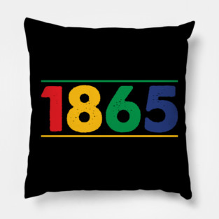 1865, Juneteenth, Black History, Black Lives Matter Pillow