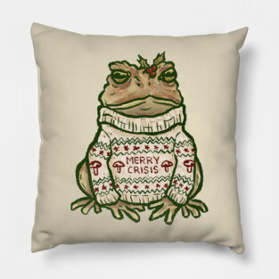 Festive Toad Pillow