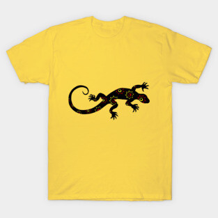 Sun spiral Lizard T-Shirt