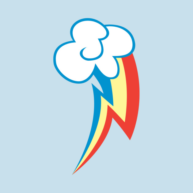 Rainbow Dash Cutie Mark Apparel by CanadianBacon