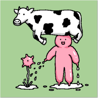 Milk flower Posters and Art