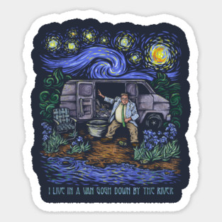 Van Gogh Down By the River Magnet