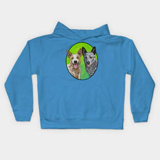 Red and Blue Kids Hoodie