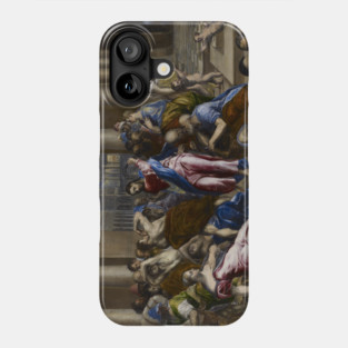 Christ Driving the Money Changers from the Temple by El Greco Phone Case