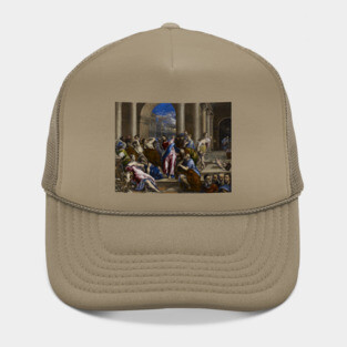 Christ Driving the Money Changers from the Temple by El Greco Hat