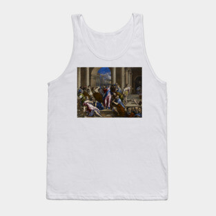 Christ Driving the Money Changers from the Temple by El Greco Tank Top