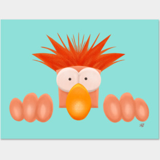 Beaker Was Here Posters and Art