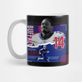Stefon Diggs Football Paper Poster Bills Mug