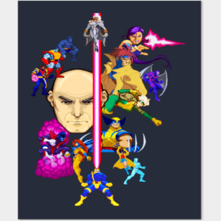 90s Superheroes Posters and Art