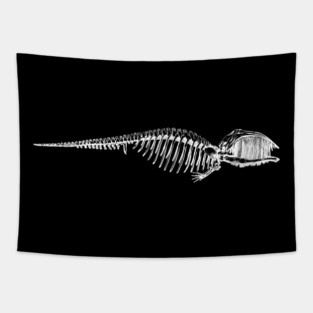 Whale Skeleton Tapestry