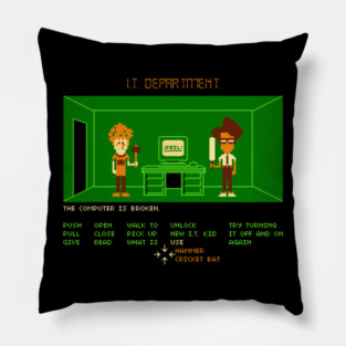Maniac IT Department Pillow