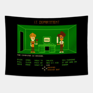 Maniac IT Department Tapestry