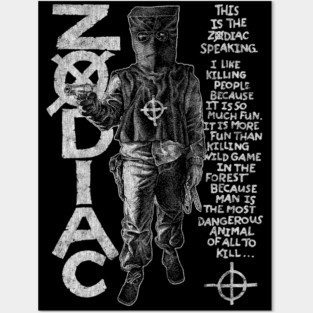 Zodiac, David Fincher, Crime, Serial Killer Posters and Art