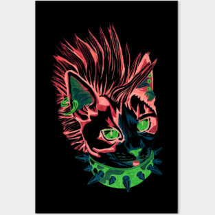 Punk Kitty Posters and Art