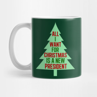 Funny Anti Trump Christmas Mug