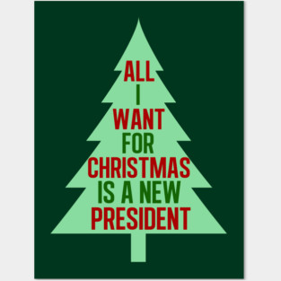 Funny Anti Trump Christmas Posters and Art