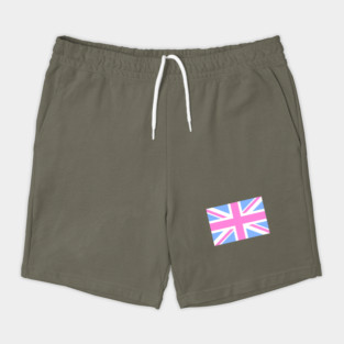 Union Jack Baby Pink Shorts