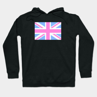 Union Jack Baby Pink Hoodie