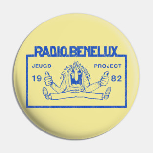 Radio Benelux / 80s Rock Radio Station Pin
