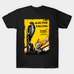 Maltese Falcon - Vintage Book Cover T-Shirt