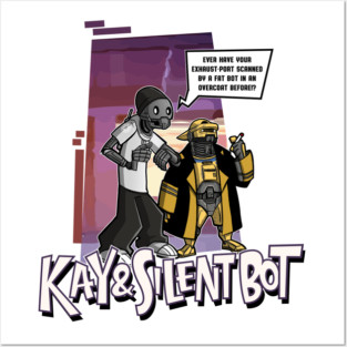 Kay & Silent Bot Posters and Art