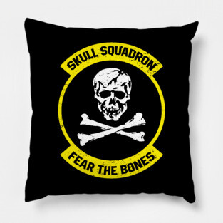 Skull Squadron Patch Only Pillow