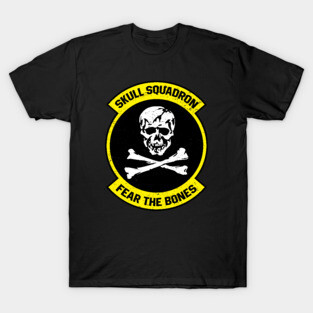 Skull Squadron Patch Only T-Shirt