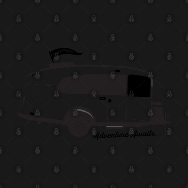 Adventure Awaits for the Happy Camper 20x by Camp Happy Hour