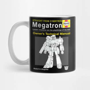 Megatron Haynes Manual Transformers Mug