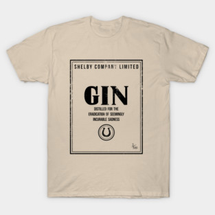 Shelby Company Limited Gin Label Peaky Blinders T-Shirt
