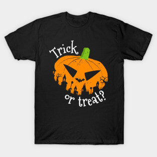 Trick or Treat Halloween Pumpkin T-Shirt