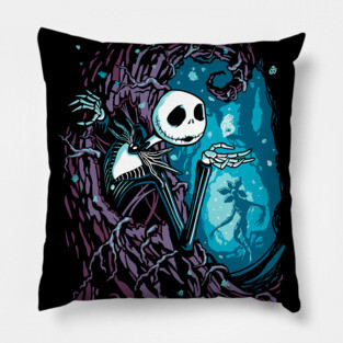 Upside Down Town Pillow