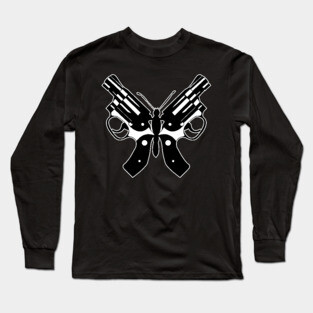 Butterfly Revolver Long Sleeve T-Shirt