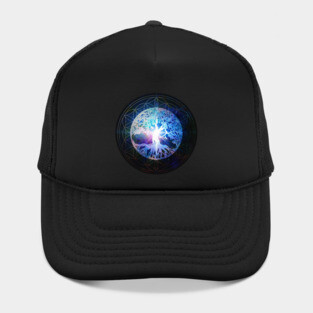 Luminous Tree of Life Mandala Hat