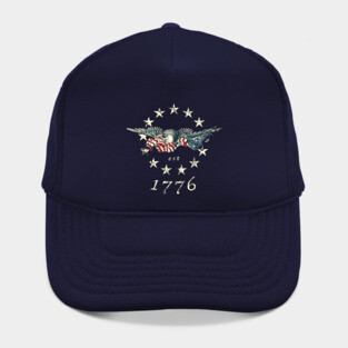 Bald Eagle 1776 Betsy Ross Flag Hat